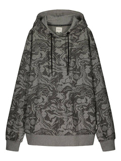 Akvamarini Hoodie Grey Print