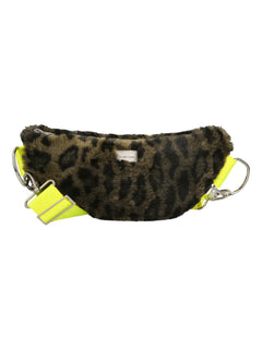 Suopursu Waist Bag Faux Fur Leopard