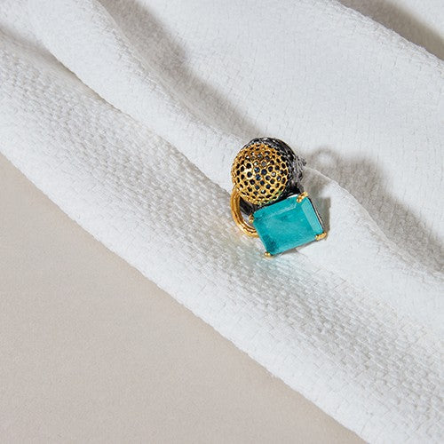 Ana Dyla - Blue Apatite Ring
