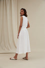 Voglia - Greta Linen Skirt White, image no.4