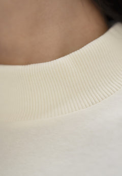 Doha High Neck Sweater White
