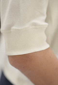 Doha High Neck Sweater White