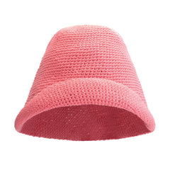 Crochet Bucket Hat Pink