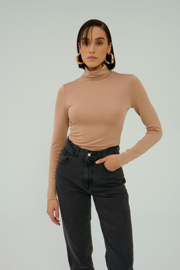 Turtleneck Body Beige