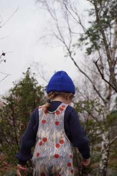 Winter Berry Kids' Overall Blue