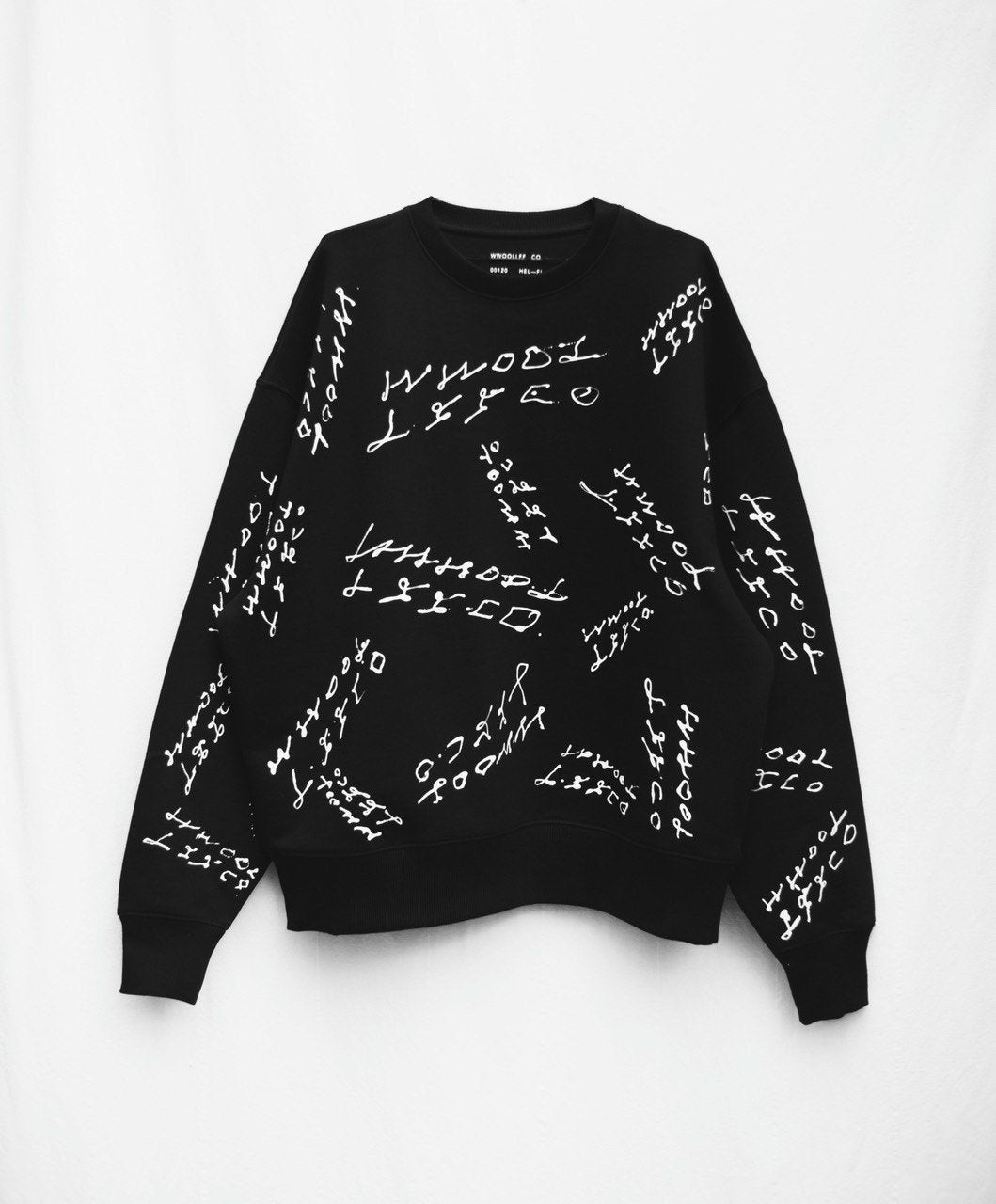 Handwritten | Oversized Black Sweatshirt