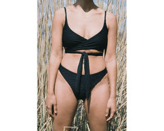 Jacquard Skyline Slim Bikini Bottom