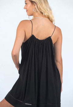 Jennessa Pleated Mini Strap Dress