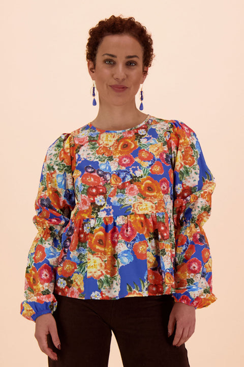 Double Puff Blouse Marigold