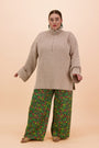 KAIKO - Half-Zip Wool Sweater Barley, image no.2