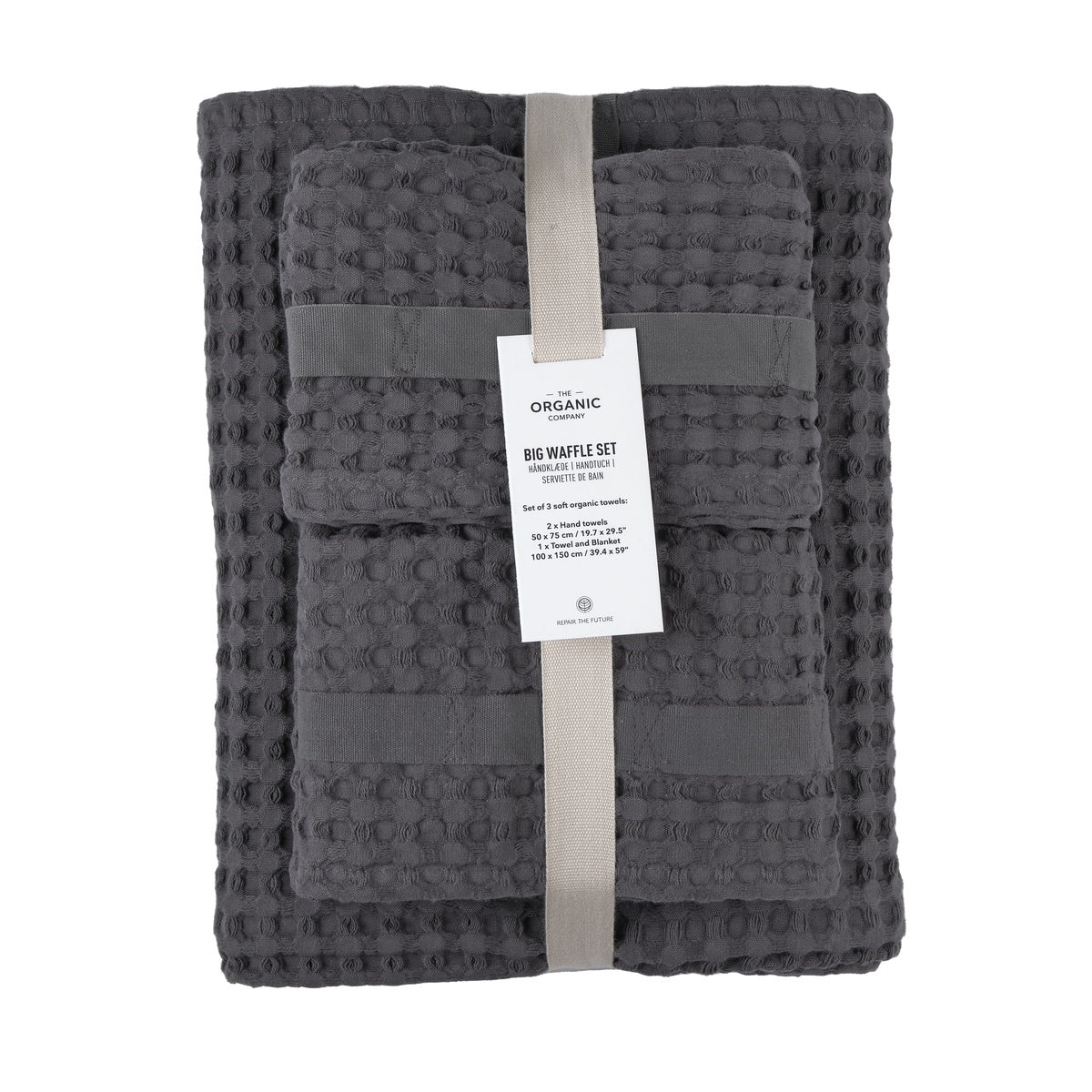 Big Waffle Gift Set Dark Grey