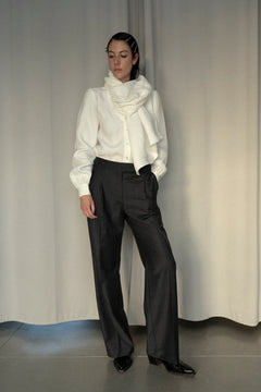 Kharkiv Grey Wool Gentlewoman Trousers