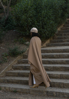Kotsyubinsky Cashmere Coat Camel Beige