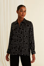Voglia - Kristina Patterned Button-Up Black, image no.1