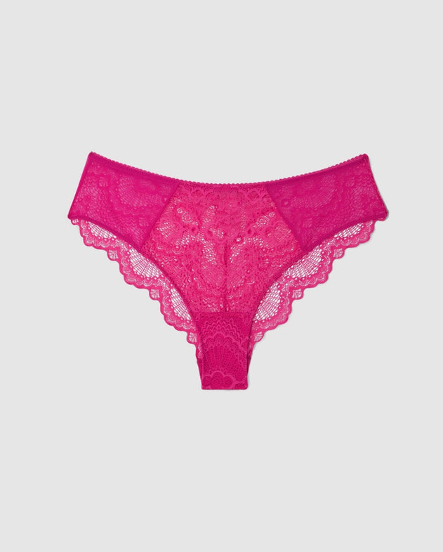 Lace Cheeky Hot Pink
