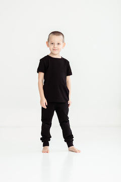 Kids' Knee Patch Pants Black