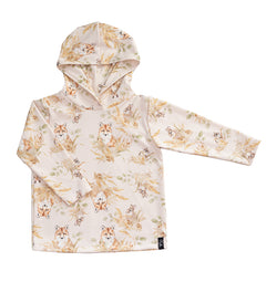 Hooded Sweatshirt Cornfield Caches Beige