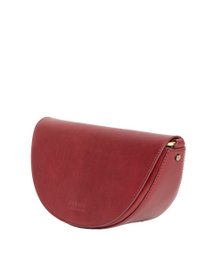 Laura Bag Checkered Classic Leather Ruby