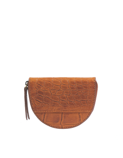 Laura Coin Purse Classic Croco Cognac