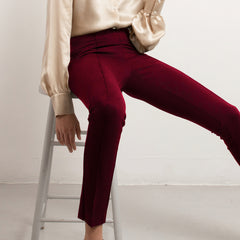 Punta di Roma Leggings Cabernet Red