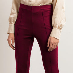 Punta di Roma Leggings Cabernet Red