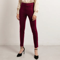 Punta di Roma Leggings Cabernet Red