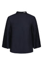 - Linnea Crepe Blouse Dark Blue, image no.2