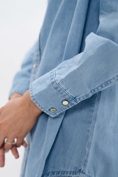 Louisiana MSY Classic Denim Shirt Sky