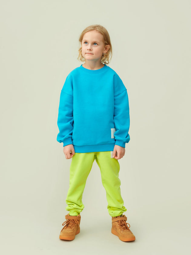 Kids' Superpower Sweatshirt Ocean