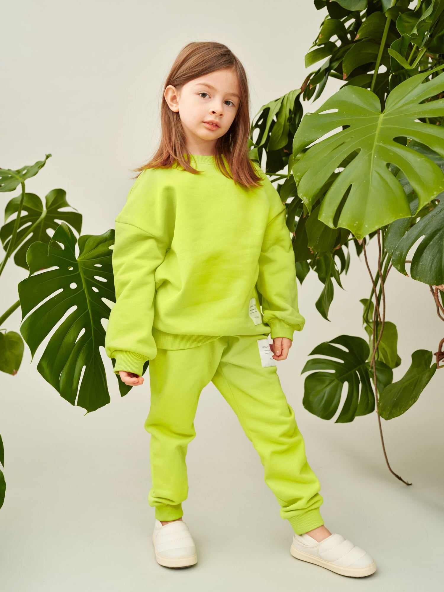 Kids' Superpower Sweatshirt Lime