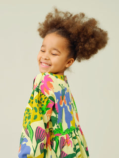 Kids' Jungle Muslin Dress