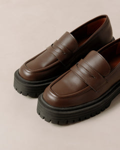 Mask Loafers Umber Brown