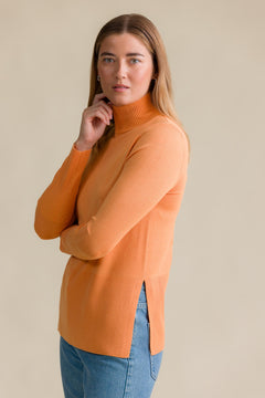 Maxine Polo Sweater Orange