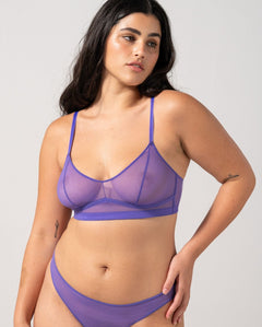 Mesh Balconette Lilac