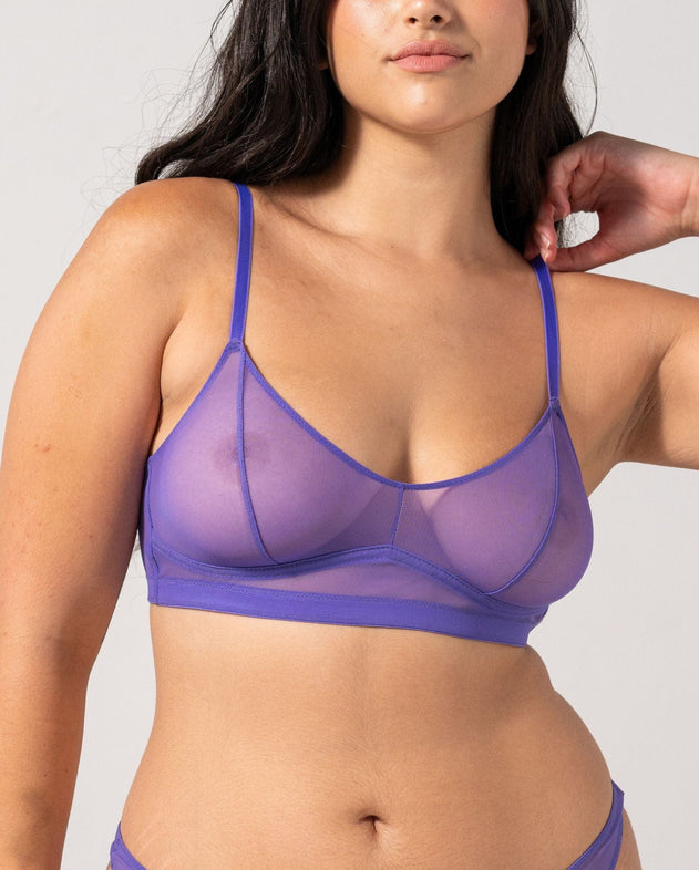 Mesh Balconette Lilac