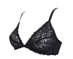 New Moon Soft Bra Black