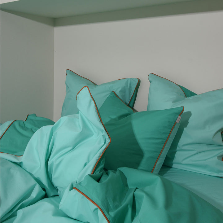 Homehagen - Cotton Percale Pillowcase Mint