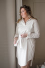 PURA Finland - Cotton Blend Collar Dress Latte, image no.2