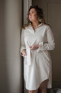 PURA Finland - Cotton Blend Collar Dress Latte, image no.1