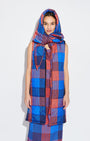 TOMCSANYI - Mont Blanc Long Puffer Vest Checked Blue, image no.1