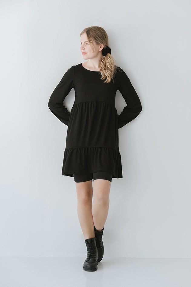 Layered Tunic Black