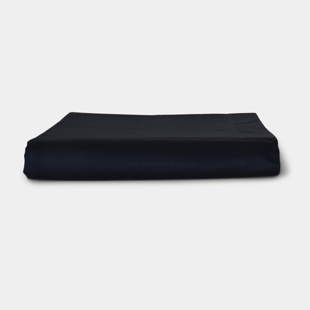 Cotton Sateen Sheet Indigo Blue