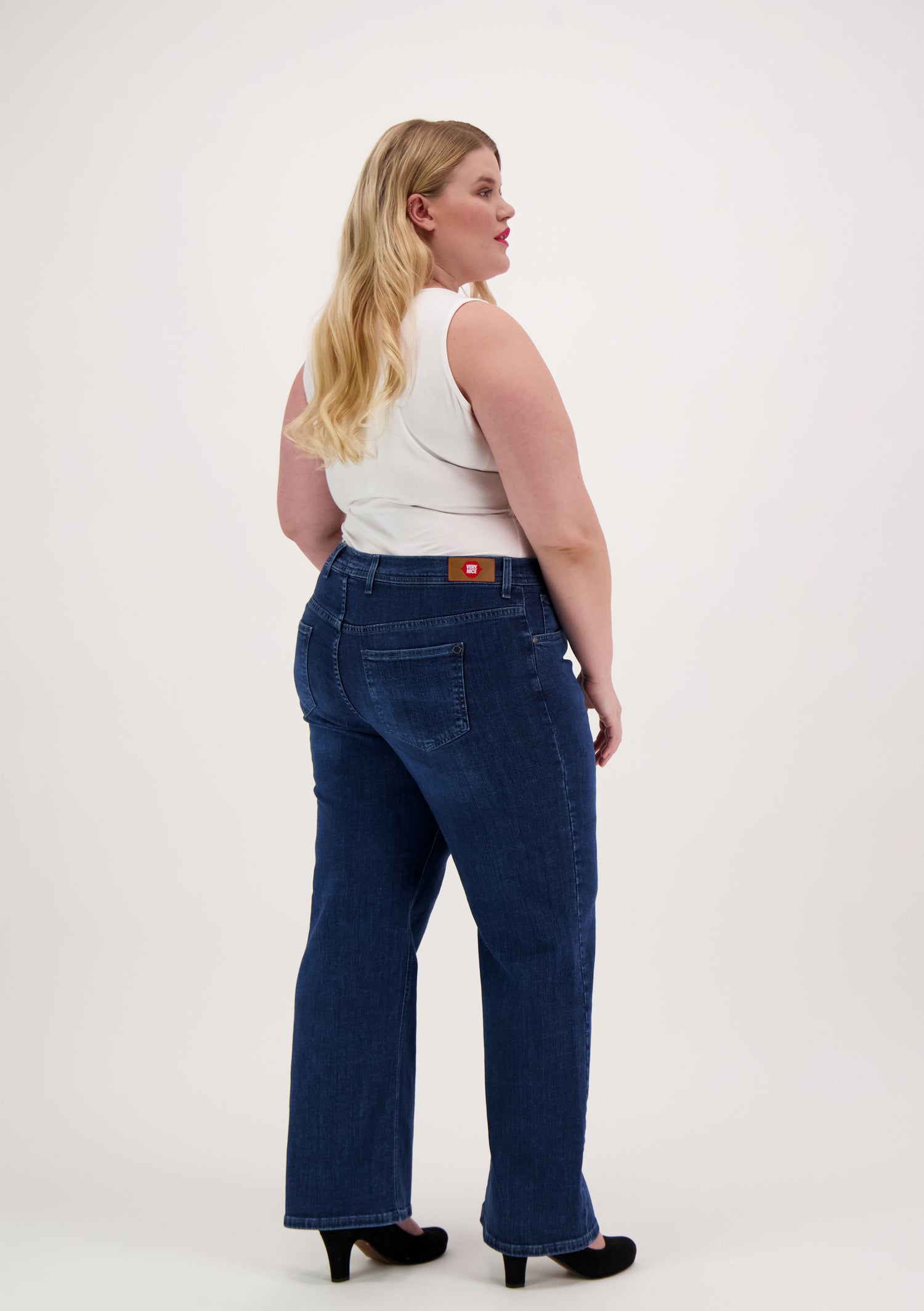 Nicolet+ Mid Waist Straight Blue