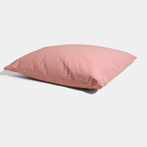 Cotton Percale Stripe Pillow Case Orange Stripe