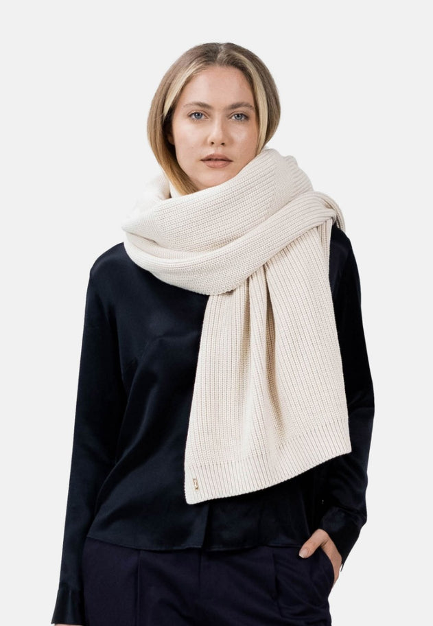 Olden Blanket Scarf Egret