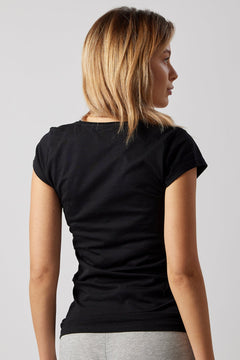 Women's Soft V-Neck T-Shirt Black