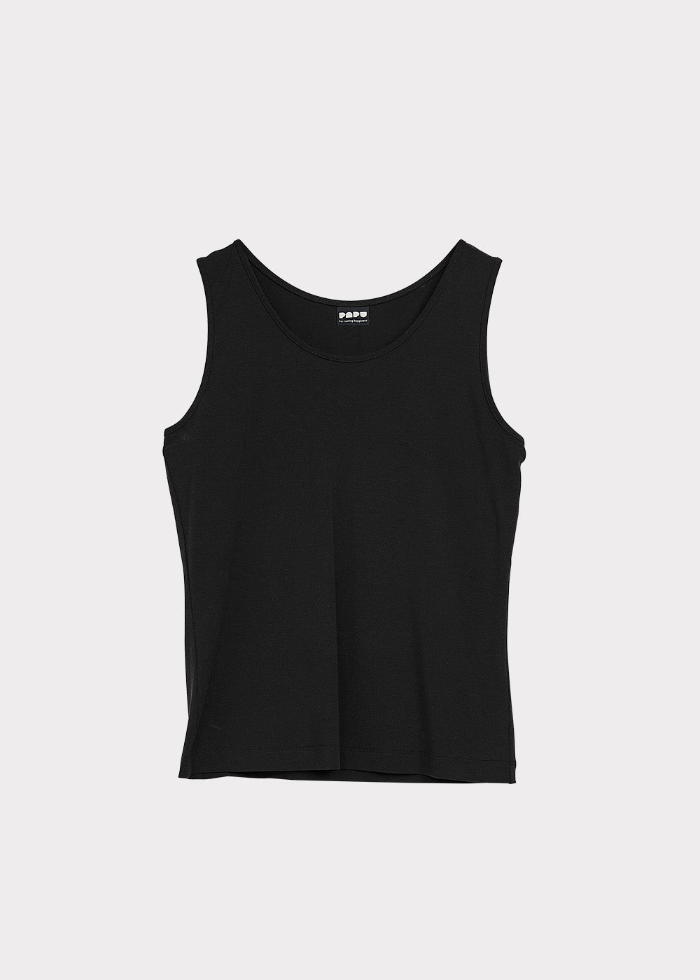 Wide Neckline Top Black