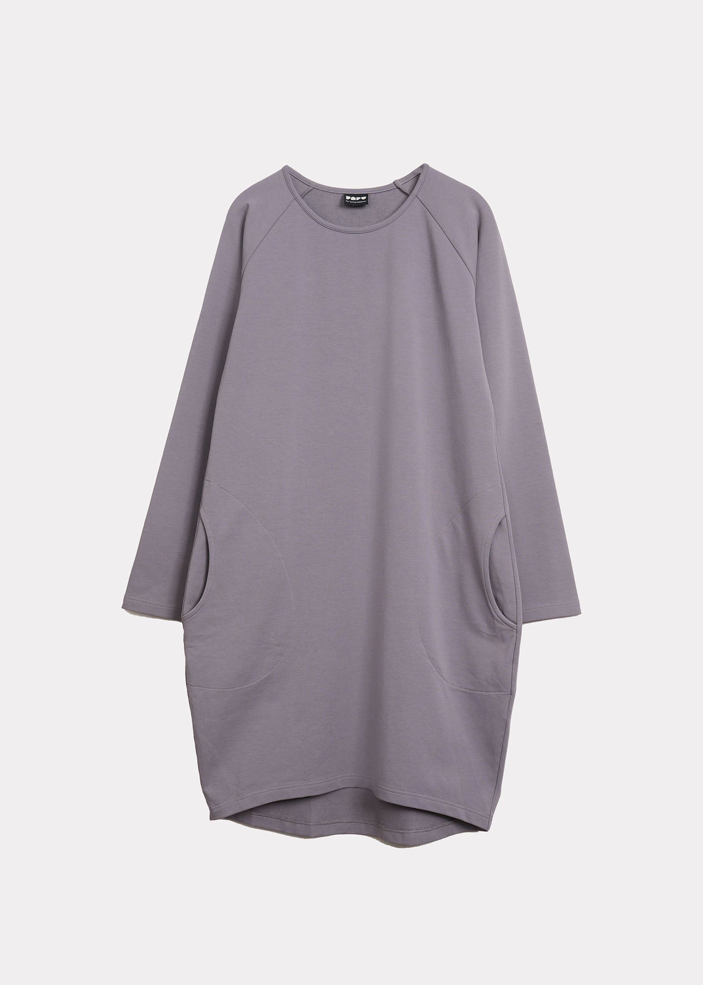 Oval College Dress Stone Grey