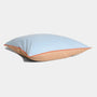 Homehagen - Cotton Sateen Pillowcase Light Blue-Khaki, image no.1