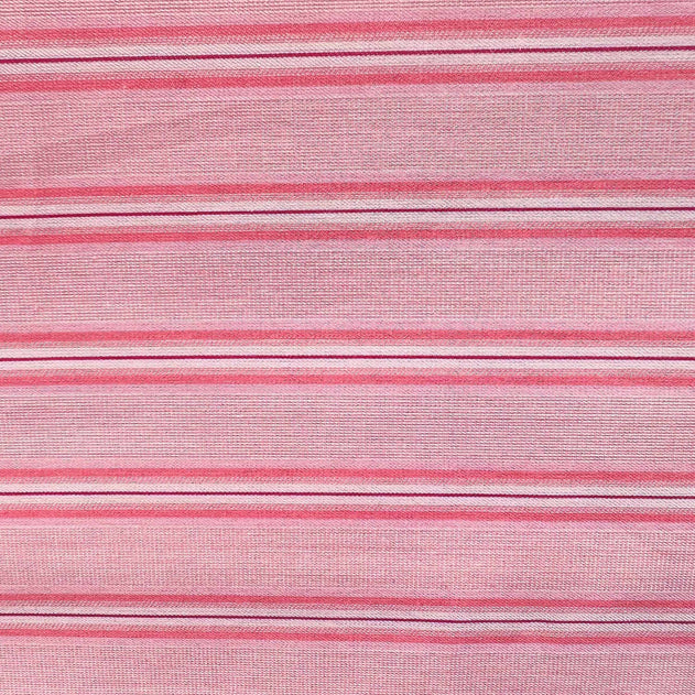 Cotton Percale Stripe Pillow Case Pink Shirt Stripe